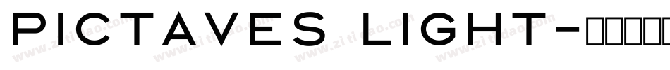 Pictaves Light字体转换